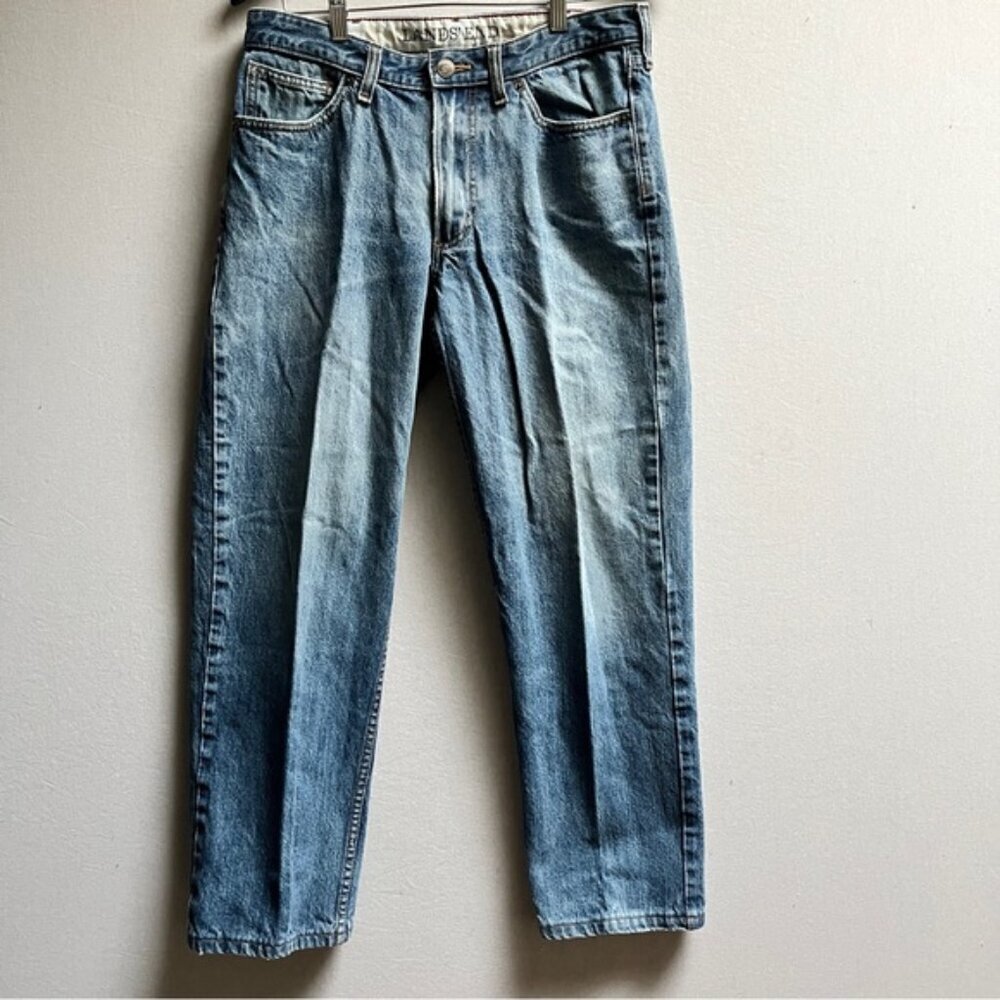 Lands’ End relaxed fit denim jeans Sz 33